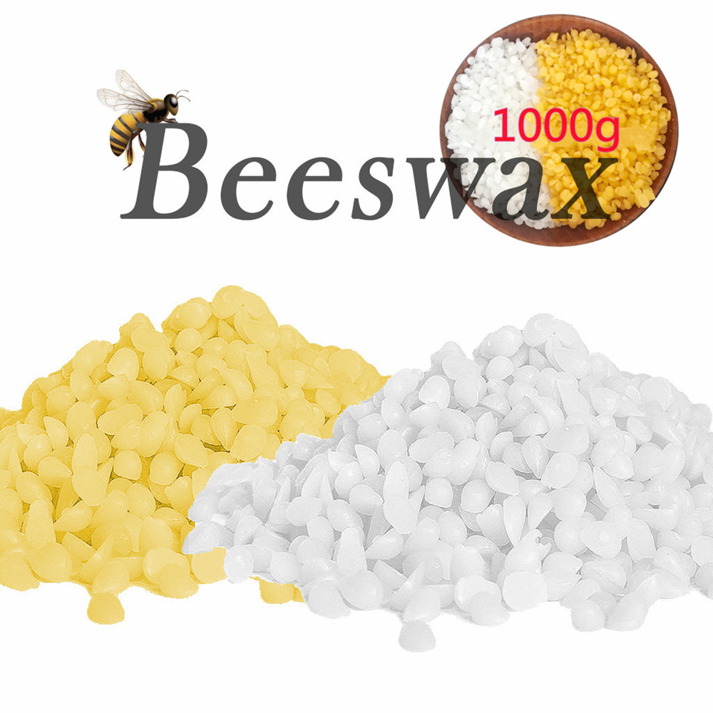 Candle Supplies Beeswax - 1000g di cera d'api naturale pura