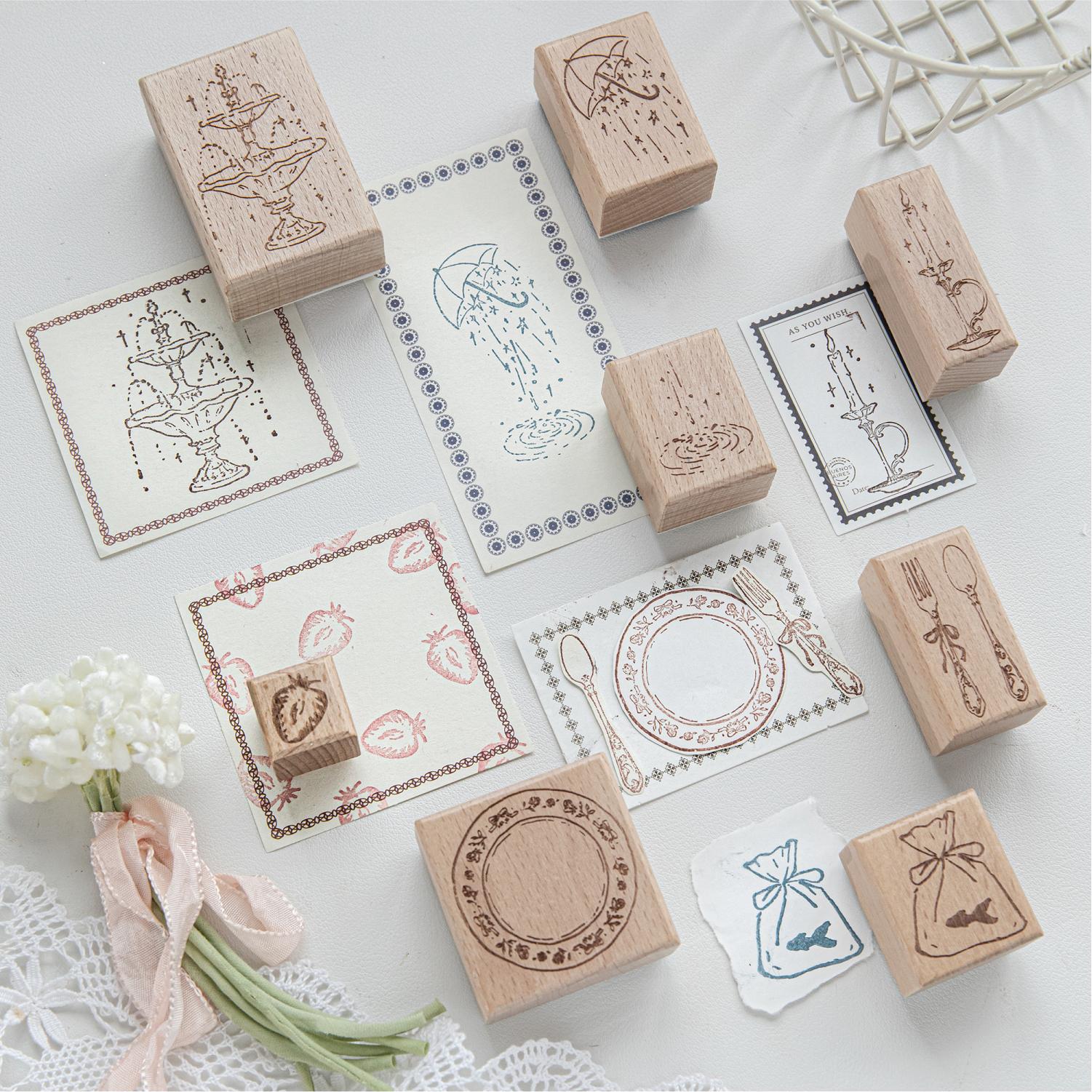 Candle Supply - Timbro in legno con design a