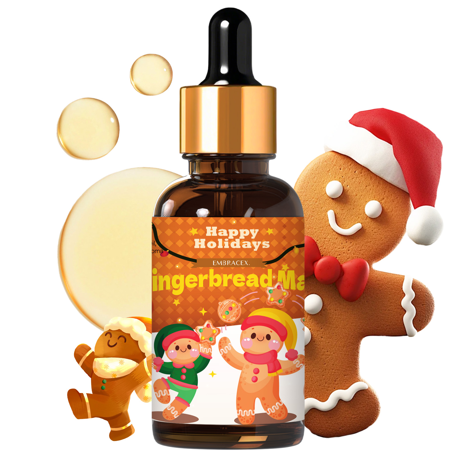 Candle Making Supplies Fragrance Oils - Olio essenziale Gingerbread Man da 30