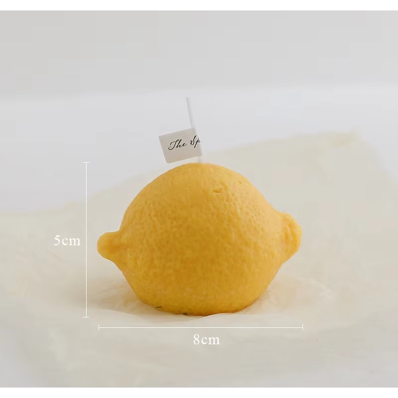 Candle Supply - Candela a Forma di Limone Personalizzata