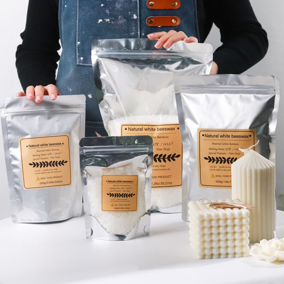 Cera d'api bianca Materiale pe - Candle Supplies Beeswax recensione e prezzo