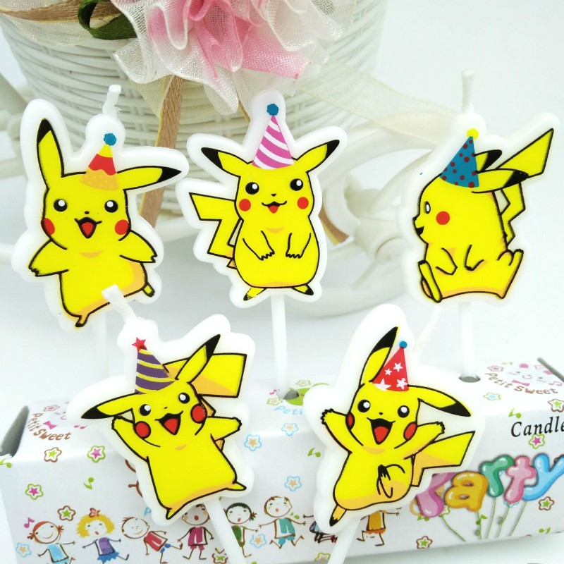 5 pz/lotto Pokemon Torta Di Co - Candle Supply recensione e prezzo