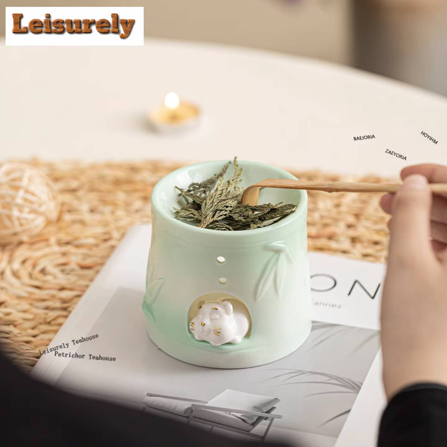 Porta Incenso in Bambù a Forma - Zen Candle Supplies recensione e prezzo