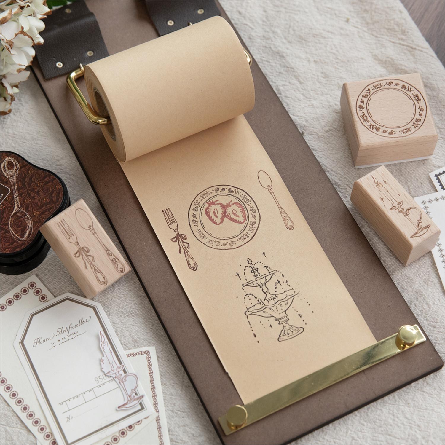 Timbro in legno con design a c - Candle Supply recensione e prezzo