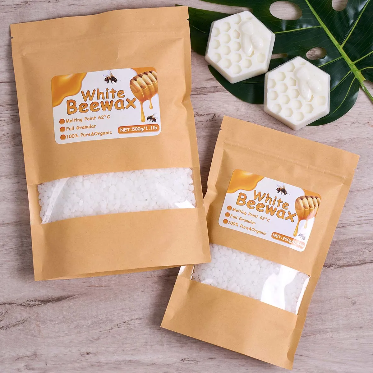 500g Cera d'api bianca Candela - Candle Supplies Beeswax recensione e prezzo